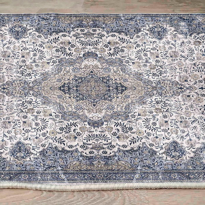 Conceptum Alfombra 100% Algodón 120 x 180 cm Crema, Gris y Beige Conceptum Alfombra 100% Algodón 120 x 180 cm Crema, Gris y Beige